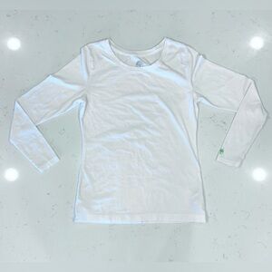 Healing Hand White Long-Sleeve Top, Women’s M